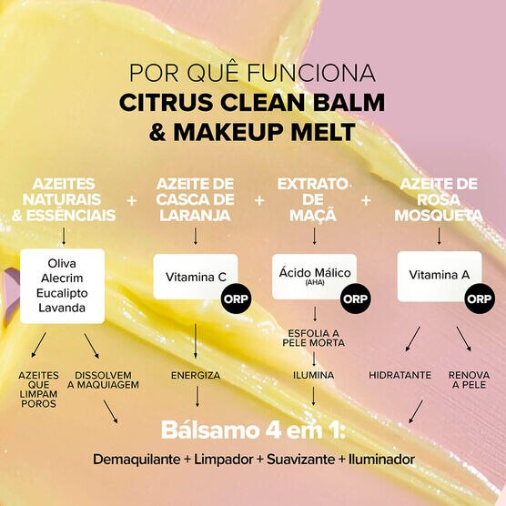 NUDESK CL CITR CLEAN BALM&MAKE MELT60ML